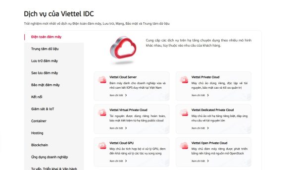 dự án thiết kế viettel idc 2