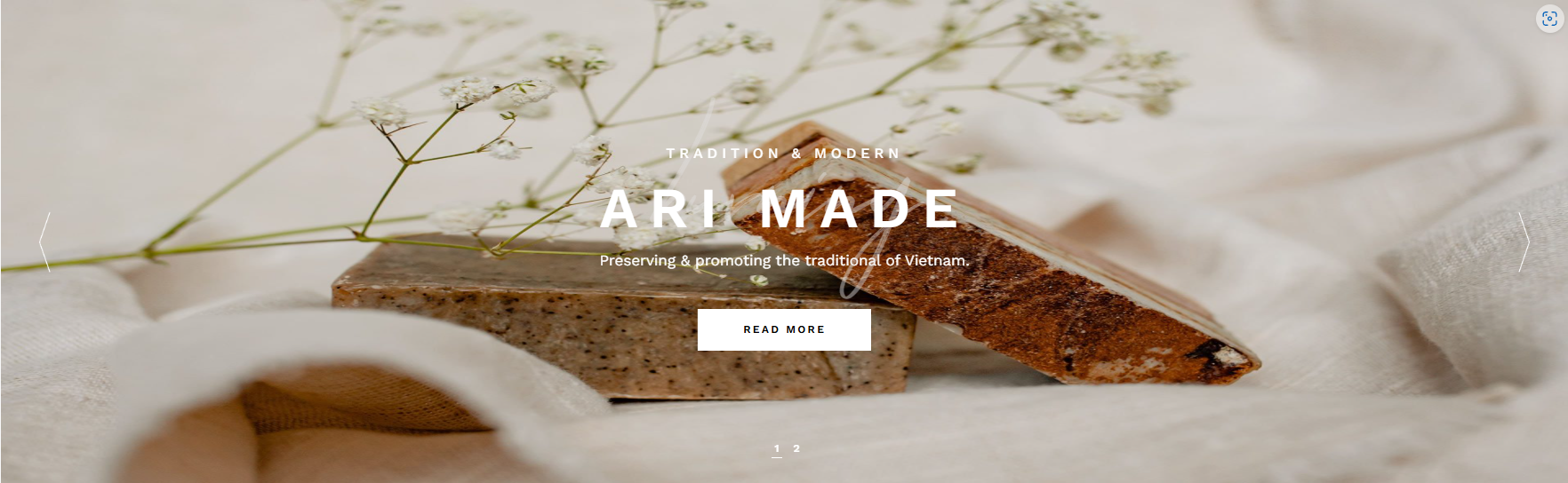 thiết kế website ari made